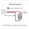 Светодиодный дисплей автомобильный вольтметр DC 4-100V детектор напряжения универсальный панельный измеритель напряжения