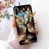 Transparent For Huawei P30 Lite Case Cover Cute Cat Fashion Butterfly Funny Painted Casing MAR-L01A MAR-L21A MAR-LX1A