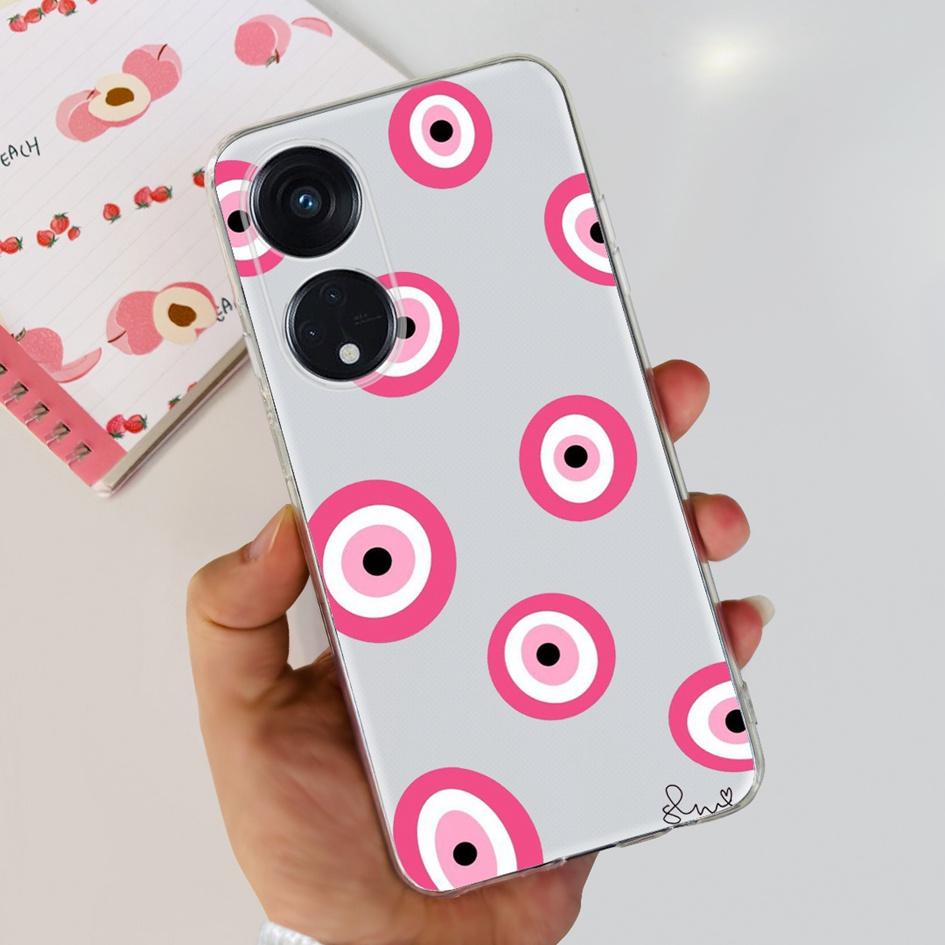 6.43" For OPPO Reno8 T 4G Case Soft Silicone Cover Cute Fashion Printed Bumper Funda For OPPO Reno 8T CPH2481 Coque Reno8T Cover