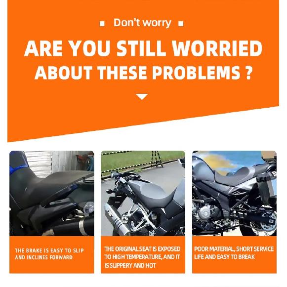 For SUZUKI V-Strom DL1000 DL 1000 VStrom Motorcycle Parts Anti-Slip 3D Mesh Cover Breathable Insulation Cushion Cover
