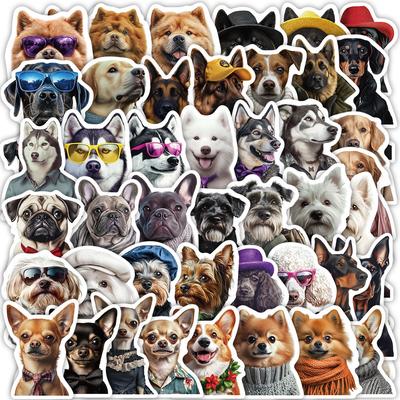 50 ШТ. Сюрреалистичные Наклейки с Животными DIY Чехол для Телефона Кружка для Воды Компьютер Багаж Мотоцикл Декор Водонепроницаемые Наклейки Игрушка