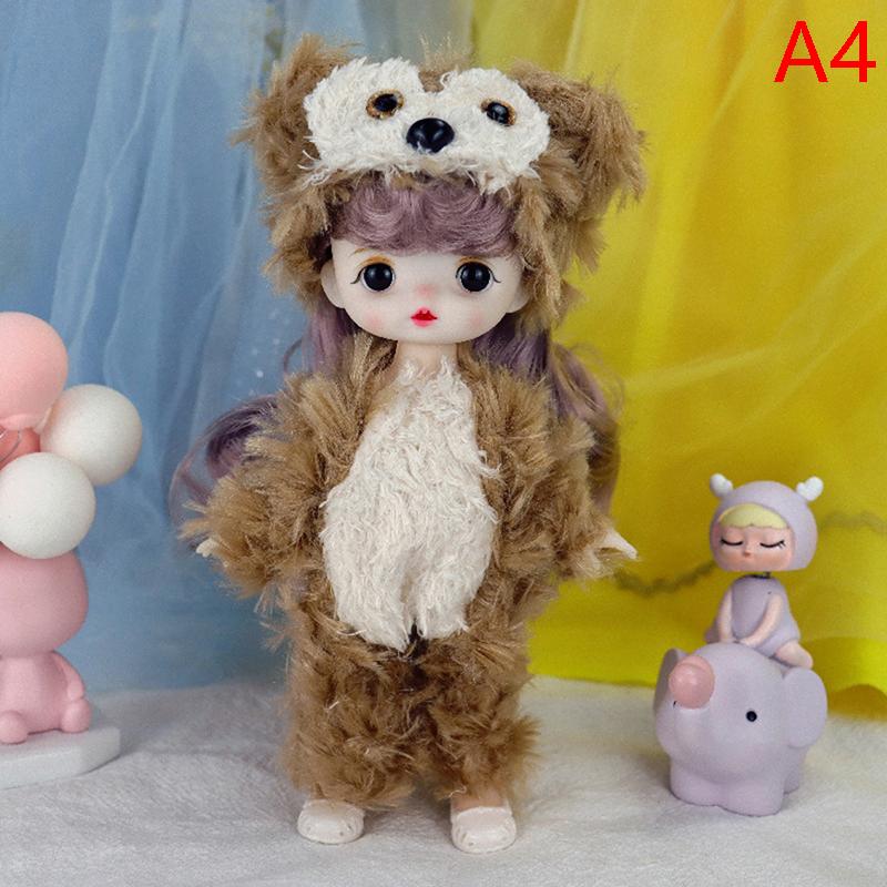 17 см Мини Кукла Подвижный Шарнир с Одеждой и Обувью 3D Кукла Девочка Игрушка Подарки