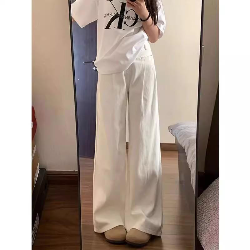 Джинсы Off-White в стиле ретро с широкими штанинами для женщин - Осень 2025