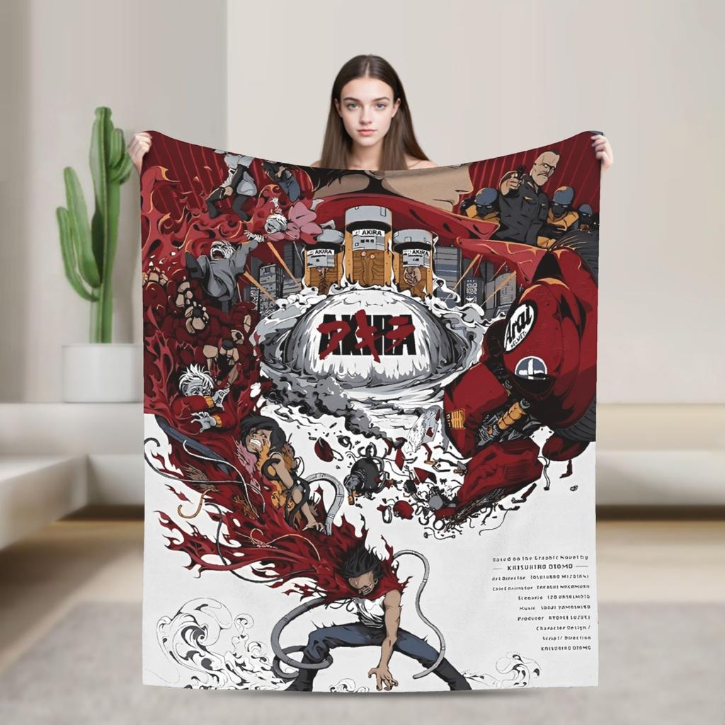 Японский аниме-фильм Акира Одеяла Качество Супер Теплое Плед Зима Путешествия Диван Кресло Диван Кровать Модное Покрывало
