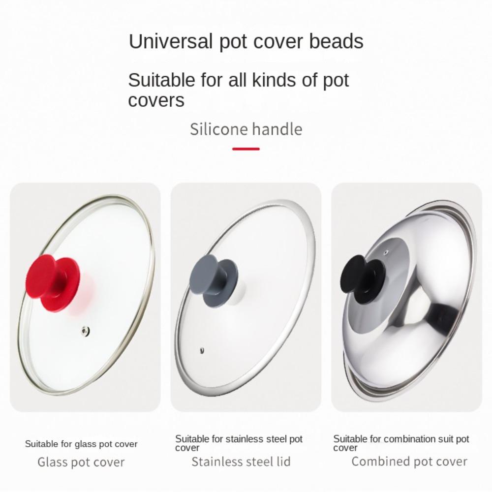 Запасная ручка-кнопка для крышки кастрюли, силиконовая ручка для крышки сковороды, ручки для крышек посуды, кухня