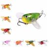 with Two Metal Spoon Bee Crankbait Lure Bumblebee Fishing Lure Bee-Shaped Fishing Bait  Fly Fishing