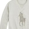 Polo Ralph Lauren Ss24 Equestrian Вышитый круглый вырез трикотажный повседневный свитшот мужской свитшот светло-меланжево-серый MNPOKNI16823444-020