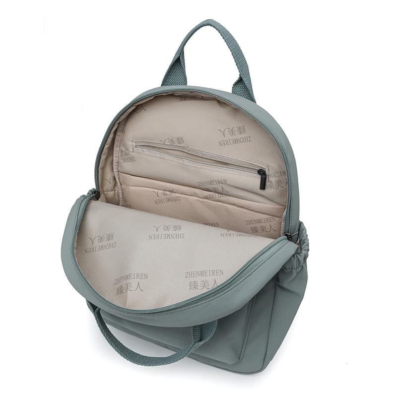Однотонный рюкзак большой вместимости женский дорожный рюкзак легкий школьный рюкзак для студенток