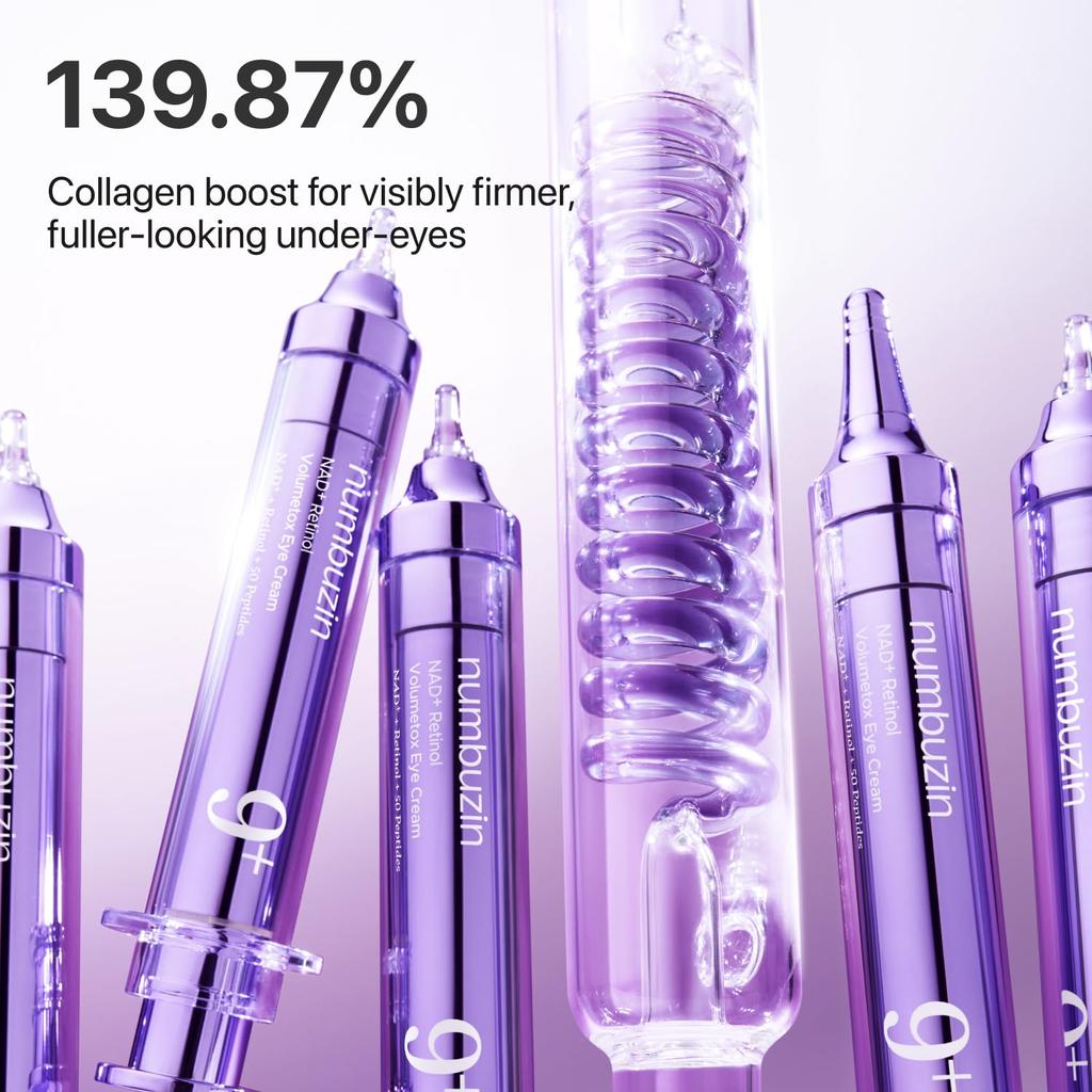 NUMBUZIN Крем для век No.9 NAD+ Ретинол Volumetox 10 мл