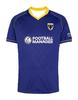 Нью-Джерси Быстросохнущая 3D Спортивная Футбольная форма AFC Wimbledon Домашняя Сине-Желтая Football Manager EFL