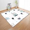 Textured Large Carpet Feather Wind Bedroom Floor Mat