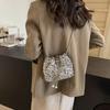 Portable Sequined Bag for Women New Fashion Bucket Bag Versatile Single Shoulder Crossbody Dinner Bag