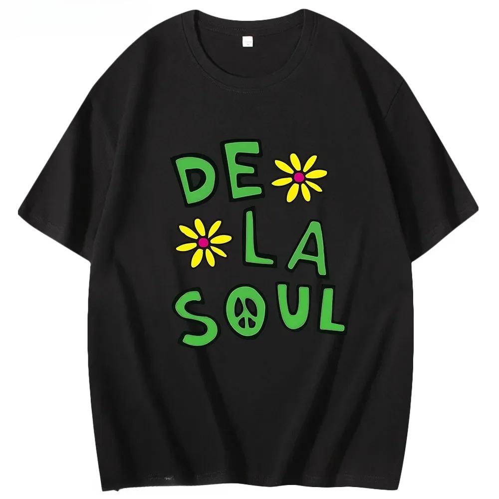 Аниме Футболки De La Soul Красивая Футболка Dela С Коротким Рукавом Одежда Мужчины Женщины Милый Мультяшный Манга Футболки Хай стрит