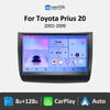 Android автомобильный мультимедийный радиоплеер для Toyota Prius 20 2002 - 2009 QLED GPS стерео DSP CarPlay WIFI Авто 2din DVD головное устройство