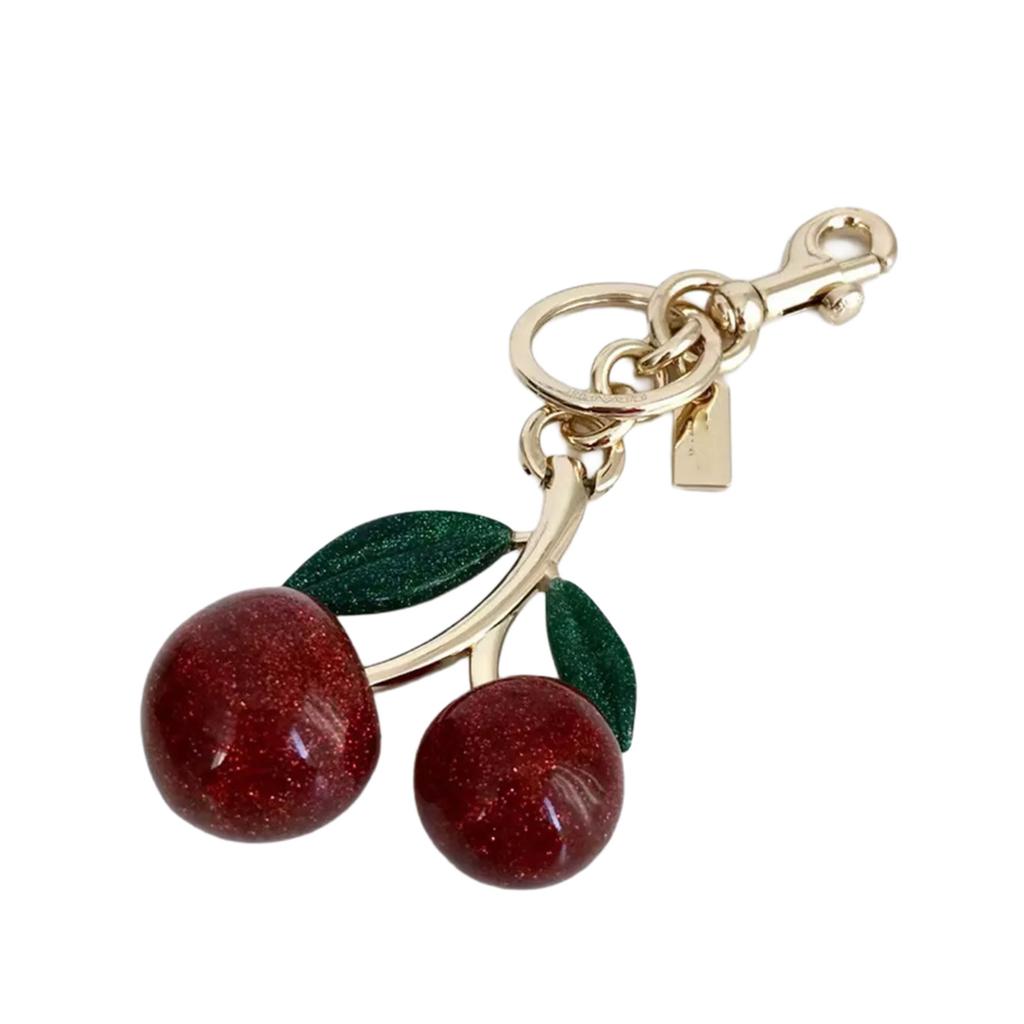 Fashionable Fruit Keychain Charm Women's Elegant Handbag Accessory Car Pendant Craft Supplies for Adults Daily Use