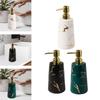Soap Dispenser Stylish 500ml/17oz Sturdy Empty Ceramic Liquid Hand Soap Dispenser for Home Bathroom Hotel Laundry Countertop