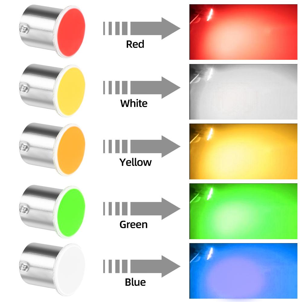 10 шт. автомобильные светодиодные фонари 1156 BA15S автомобильные светодиодные лампы 12 В/24 В автомобильные лампы заднего хода поворотные стояночные мотоциклетные стоп-сигналы освещение салона автомобиля