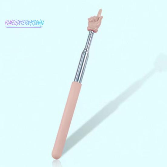 Указатель для учителя чтения макарон с пальцами - выдвижной указатель с матовой ручкой из нержавеющей стали, регулируемой длины