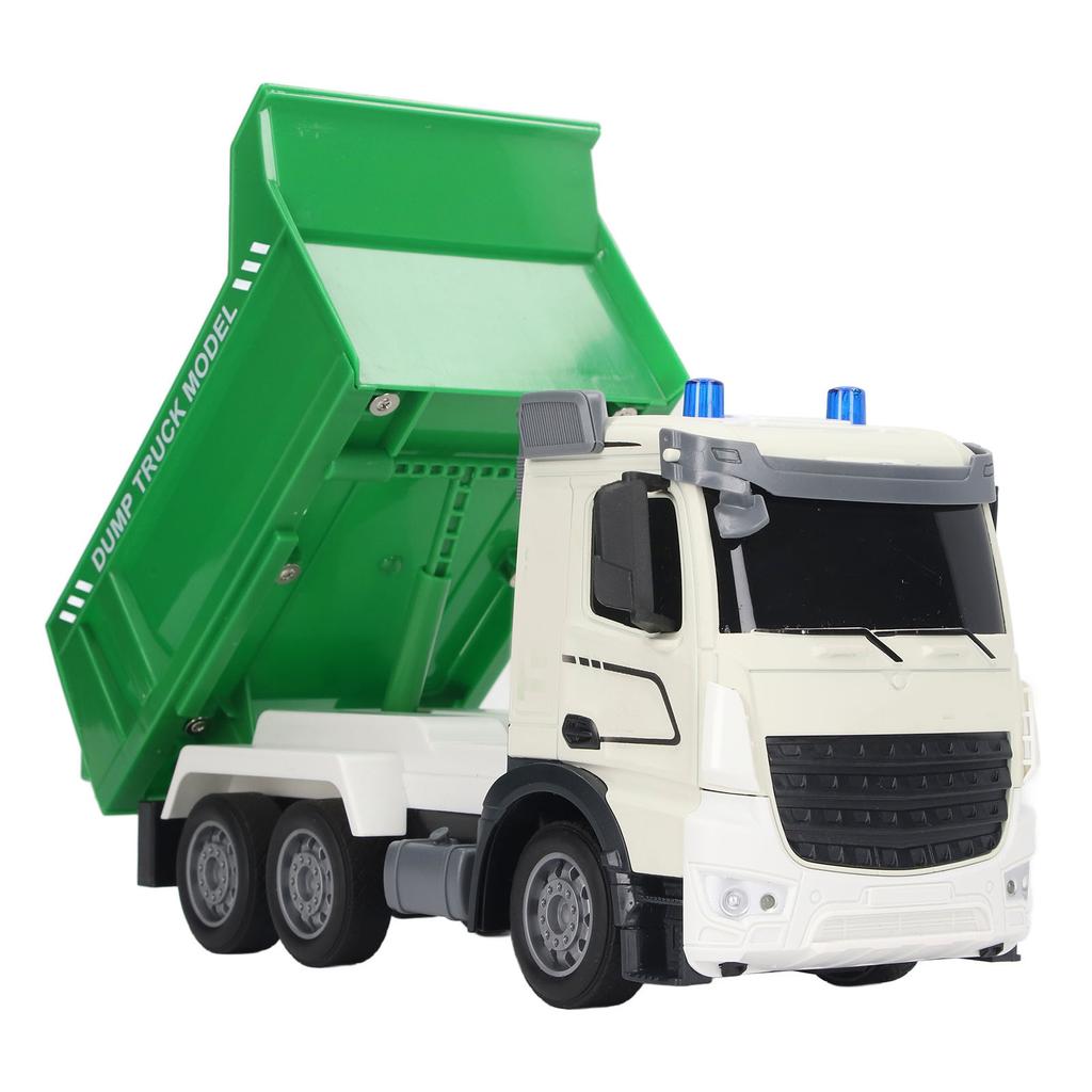 Игрушка мусоровоз со светом и звуком, перезаряжаемая, симуляция, дистанционное управление, санитарный грузовик