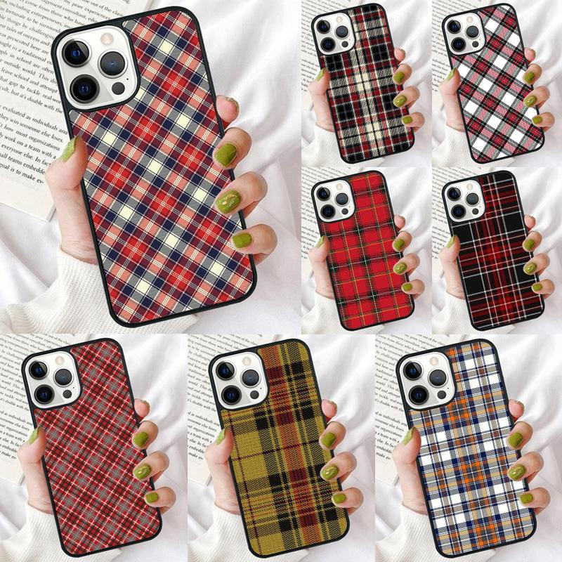 Чехол для телефона Clan Stewart Dress Tartan Plaid для iPhone 17 Air 16 PRO MAX 15 14 PLUS 11 12 13 Задняя крышка Fundas