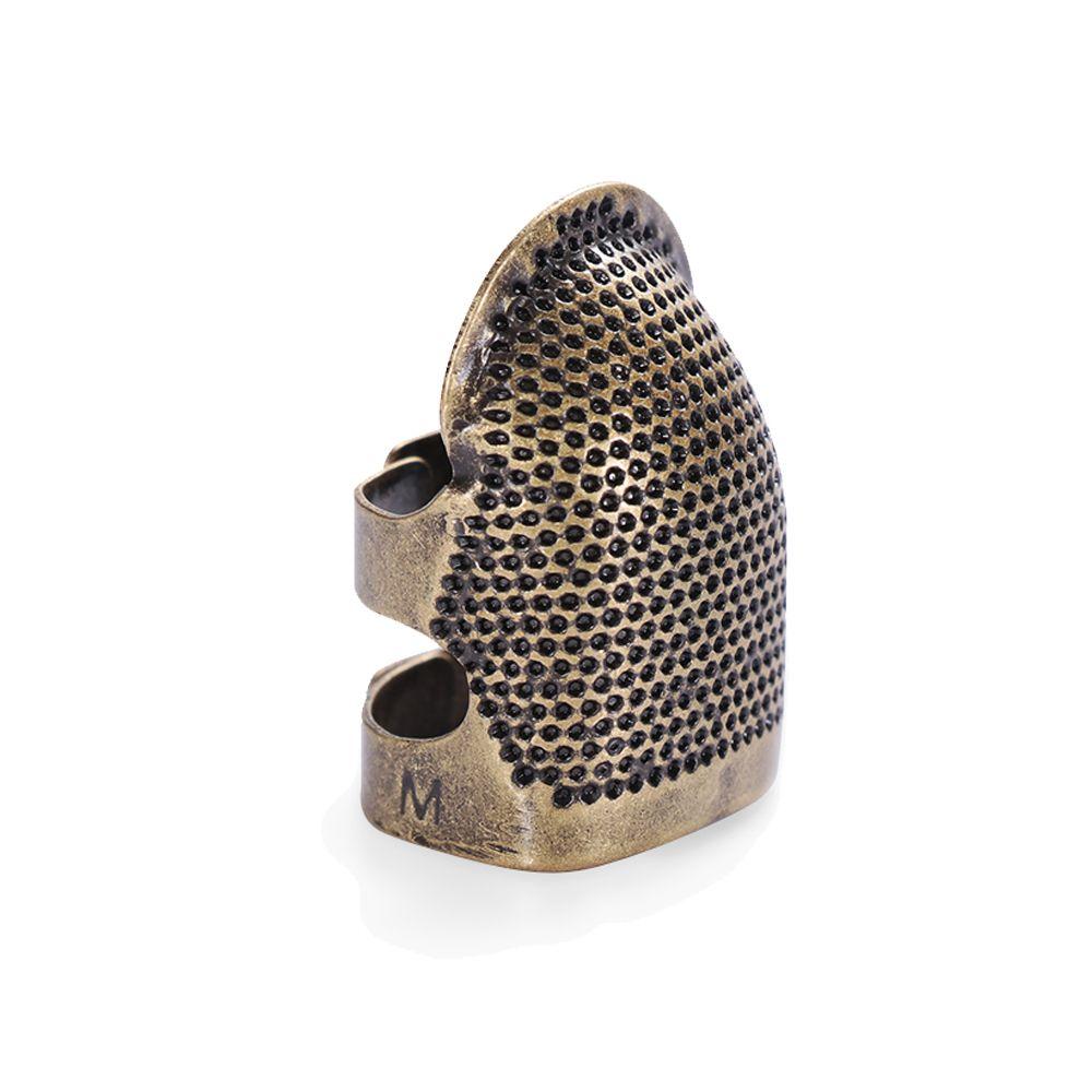 Sewing Accessories Vintage Gold DIY Crafts Finger Protector Antique Ring Needle Thimble Metal