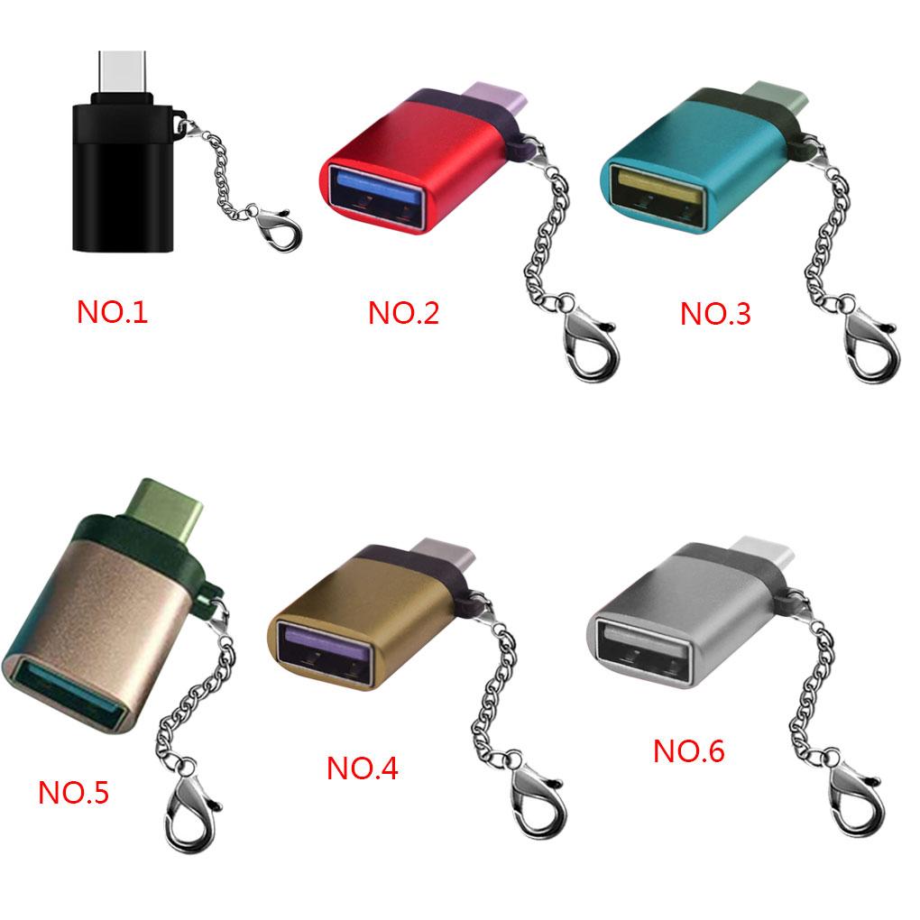USB C Адаптер Многоцелевой Портативный Type C на USBA Коннектор Для Ноутбуков Зарядных Устройств Устройство Портативное