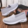 Shoes Women's Casual Shoes Large Size Women's Shoes Single Shoes Fly-woven Breathable Mesh Shoes Soft-soled Mother Shoes