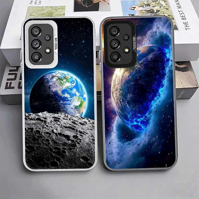 Звезды Земли Космос Вселенная Мягкий чехол для телефона для Samsung A17 A16 A15 A14 A13 A57 A56 A55 A54 A53 A37 A36 A35 A34 A33 A26 A25 A24 A