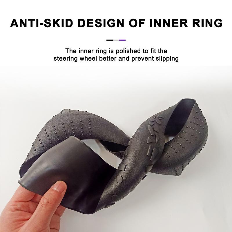 SEAMETAL силиконовый чехол на руль автомобиля противоскользящий 38 см защитный чехол на руль автомобиля моющиеся авто противоскользящие чехлы на руль