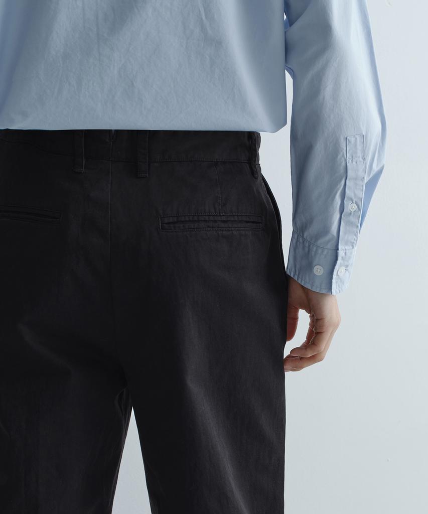 Musinsa Standard [Рабочая одежда] Штаны с garment-окрашиванием Cn [Черный]