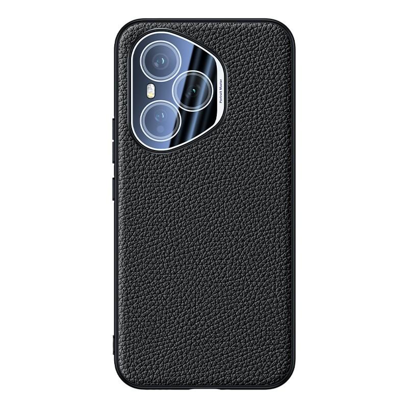 Leather Phone Case Honor 400 Pro Matte Black Edge Full Camera Protection Business Style