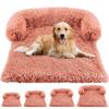 Кровать для собаки, диван для больших собак, домик для домашних животных, коврик для дивана, теплое гнездо, кровати для питомника, мягкая подушка для домашних животных, кошек, щенков, длинное плюшевое одеяло, чехол для дивана