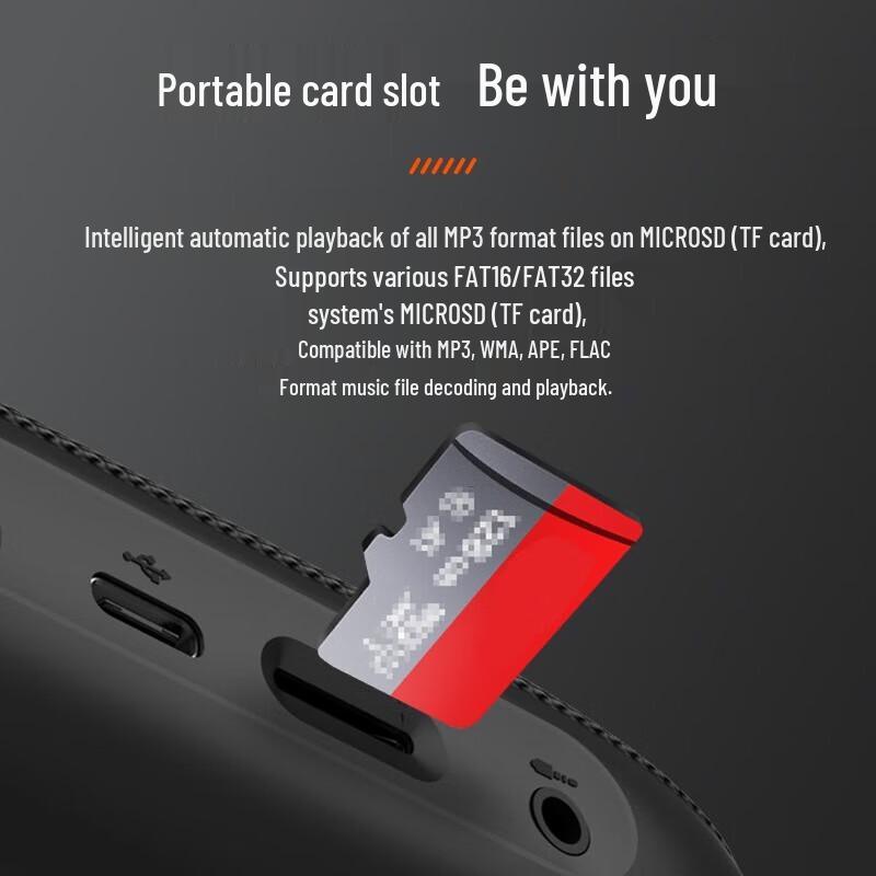 JBL TUNE3 Portable Bluetooth Speaker with FM Radio and TF Card