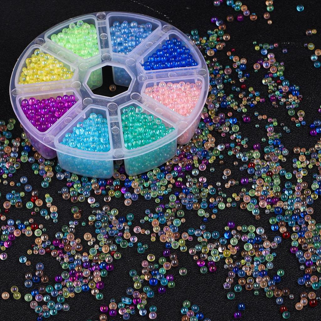 Цветной бисер с покрытием из стеклянных бусин без пор для изготовления украшений своими руками 30 г