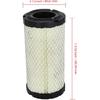 2Pcs Air Filter for Kubota K1211-82320 1G659-11222, Kawasaki 11013-7048 11013-1290, John Deere M113621, Toro 108-3811, Kohler 25 083 02-S, Donaldson