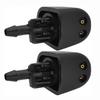 2Pcs Car Front Windscreen Washer Nozzle for Renault Trafic Vauxhall Vivaro Opel