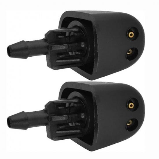 2Pcs Car Front Windscreen Washer Nozzle for Renault Trafic Vauxhall Vivaro Opel