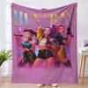 Flannel Blanket Witch Hunter K-Pop Series 4 Blankets Nap Blanket Autumn And Winter Flannel Blanket Can Be Connected To Jit