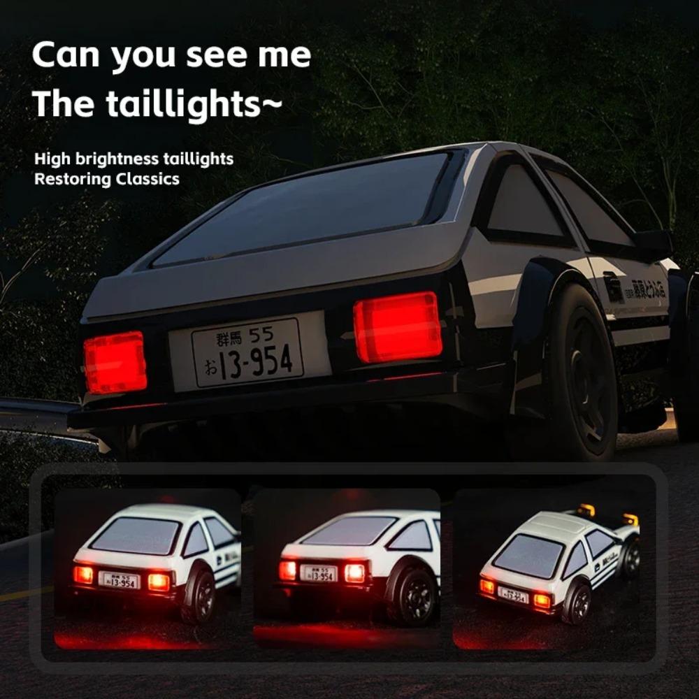 1/64 RC Дрифт-машина AE86 Мини Настольные машинки 2.4G Пульт дистанционного управления 4WD Внедорожный Дрифтинг Гонки Электрические игрушки для детей