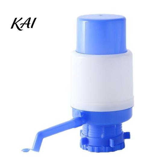 Manual Water Extractor for Kitchen Pump 5 Gallon Jug, Hand Press Siphon Dispenser Threaded Nozzle with Food-Grade Silicone Seal, Leak-Proof