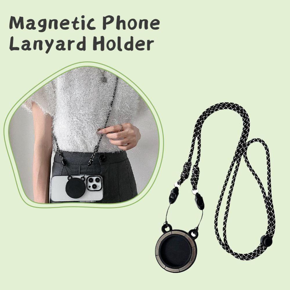 Hanging Cord Magnetic Mobile Lanyard Crossbody Smartphone Chain Cell Phone Strap  Outdoor Travel