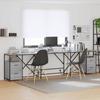 Desk Grey Sonoma 182 x 101 x 87.5 cm Particleboard