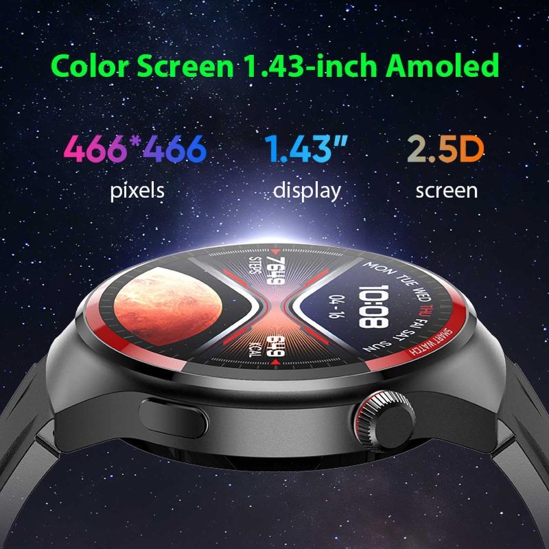 2024 Новые оригинальные часы 4 Pro, мужские деловые часы GT4, GPS, спортивный трекер, AOMLED, HD-экран, NFC, Bluetooth, умные часы с вызовом