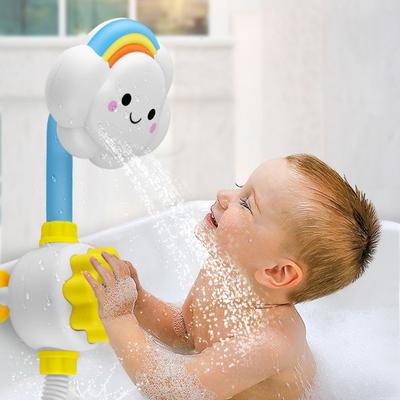 Нетоксичные новые игрушки для ванны для малышей, водная игра, модель облака, кран, душ, игрушка-распылитель воды для детей, брызгалка, спринклер, подарок для детей в ванную