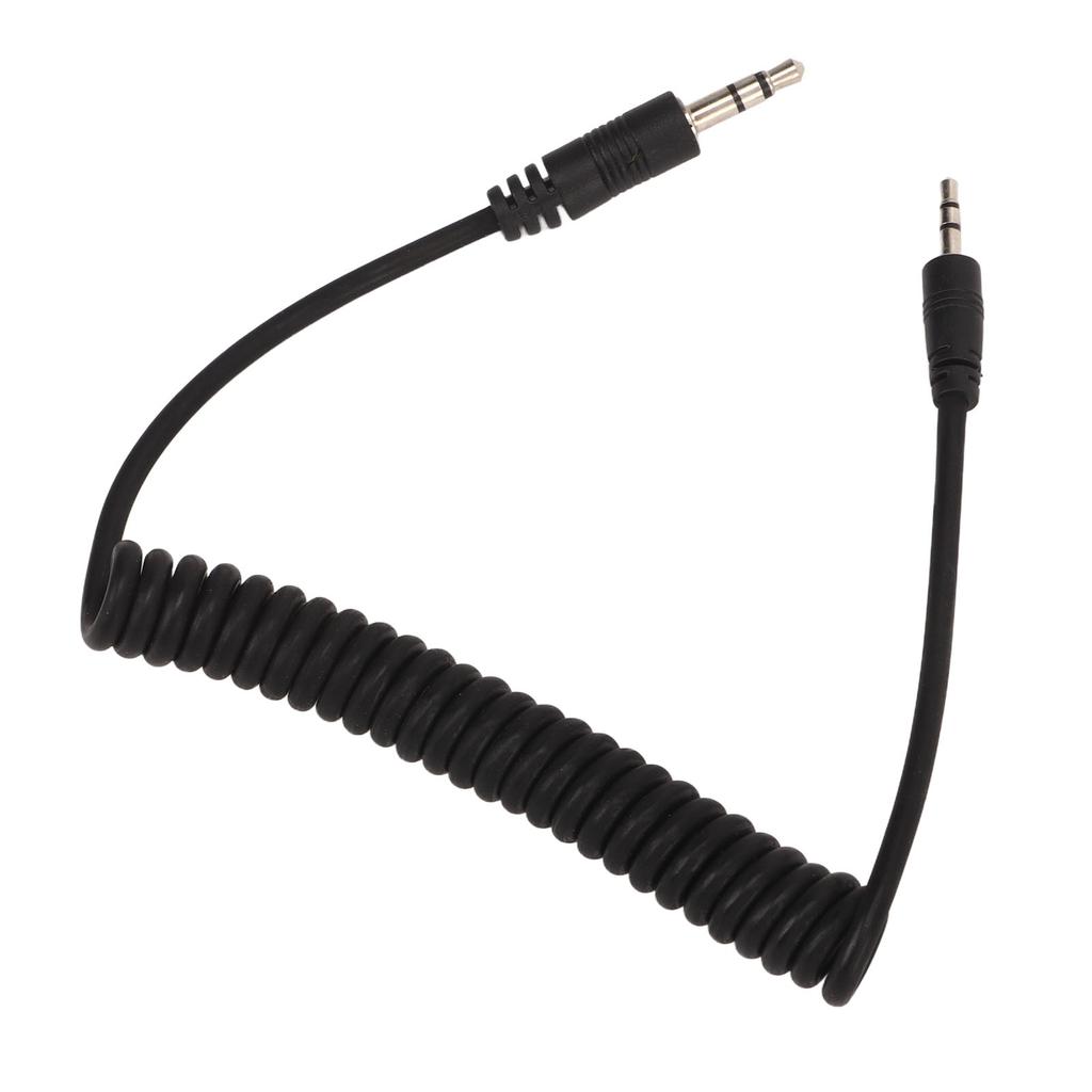 Кабель-пружинка 3,5 мм для камеры CB2, шнур для подключения пульта дистанционного управления затвором, спусковой кабель, 1 метр