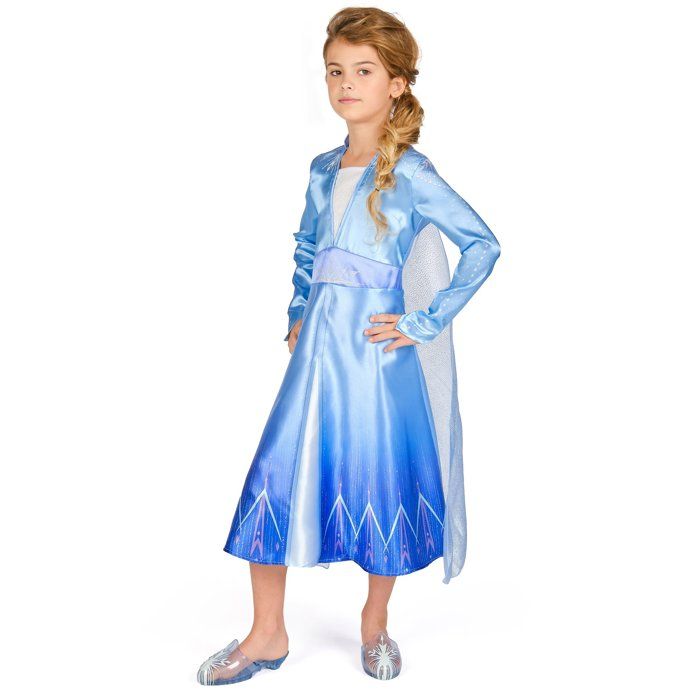 Классический костюм Эльзы Королевы Снежной для девочки