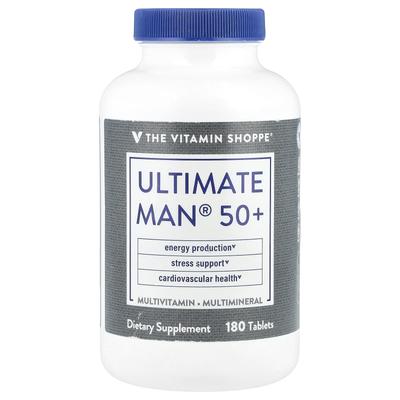Ultimate Man® 50+, мультивитамины и мультиминералы, 180 таблеток