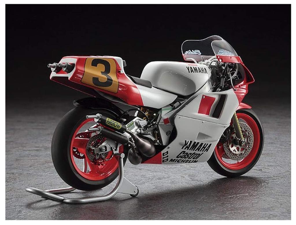 Hasegawa Yamaha YZR500 0W98 1988 Чемпион WGP500 Пластиковая модель BK 3 1/12
