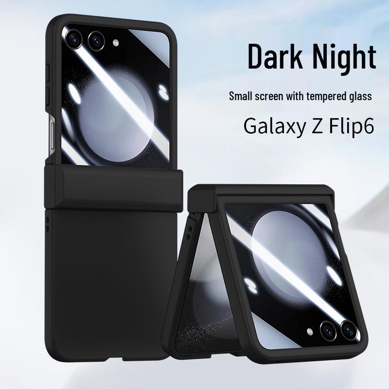 Трехкомпонентный защитный чехол Samsung Z Flip7 с покрытием Skin-Feel для Flip4/5