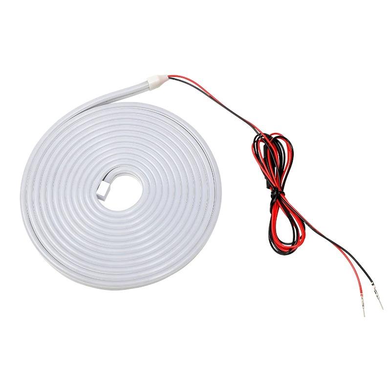 12V Car Rear Trunk Brighten LED Strip Modified Lighting for Waterproof Flexible Light Universal connector Plug & Play 4m